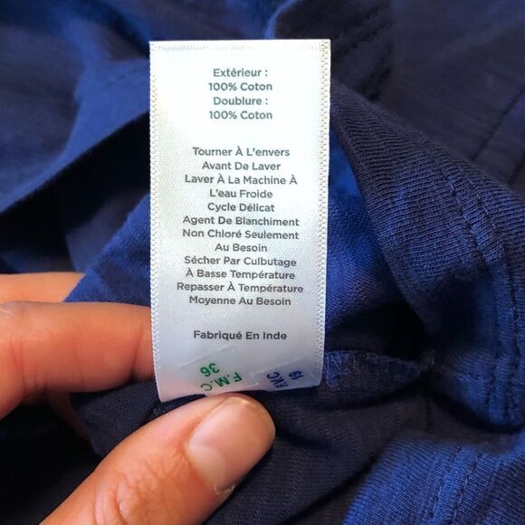 NWT! Talbots blue short sleeve tee. Size medium - Picture 5 of 9